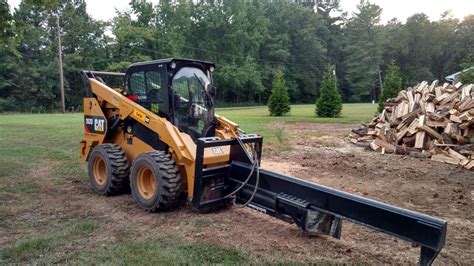 homemade log splitter for skid steer|loader mounted screw log splitter.